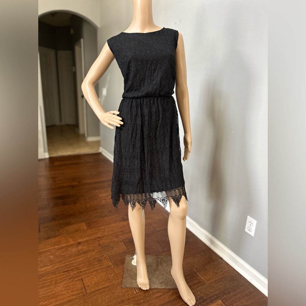 Haani Black Lace Dress